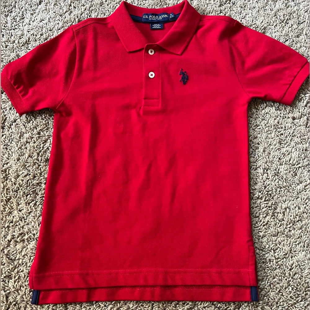 Polo by Ralph Lauren Kids Small Red Polo Shirt Size 6/7